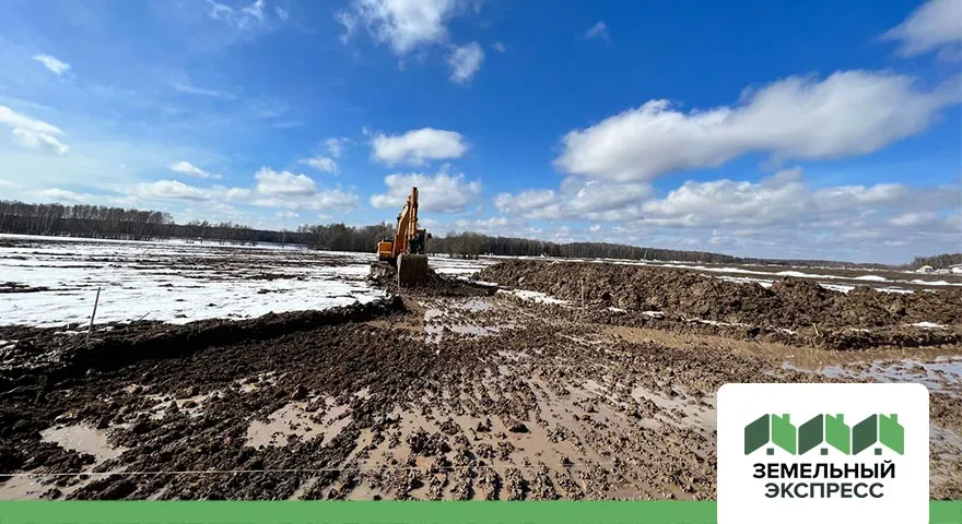 Старт работ по строительству дороги в поселке "Земляничная поляна 2"