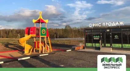 Детская площадка в поселке Шишкино-3