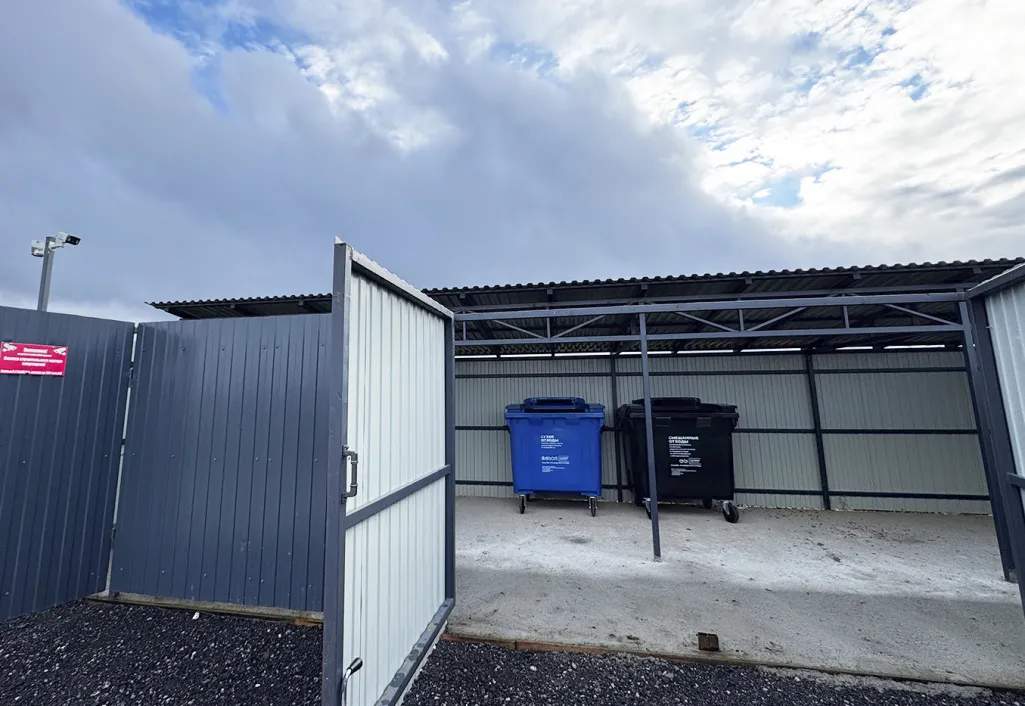 В КП «Репино» введена в эксплуатацию контейнерная площадка