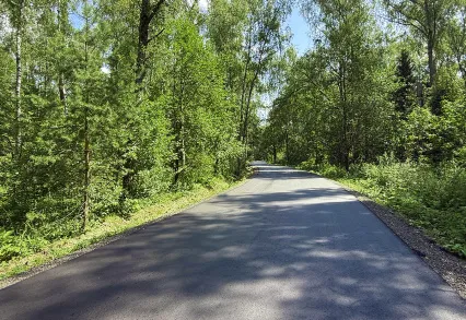 Асфальтирование подъездной дороги к КП «Мирный»