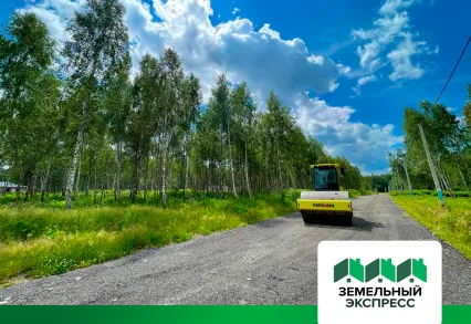 Дорожные работы в поселке "Лесной остров"