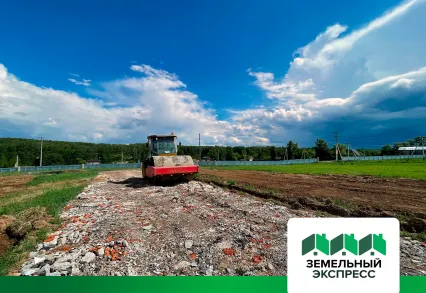 Дорожные работы в поселке "Минаево парк"