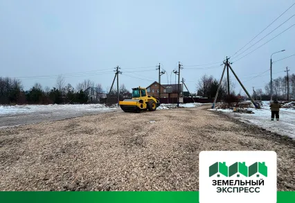 КП "Станционный" ИЖС производятся дорожные работы