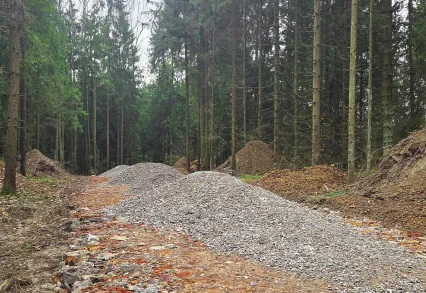 Продолжаем развитие дорожной инфраструктуры в КП «РигаЛес»