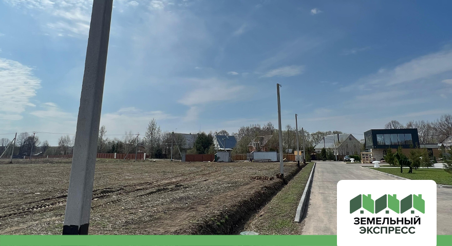 Установка опор ЛЭП в поселке "Грибоедово"