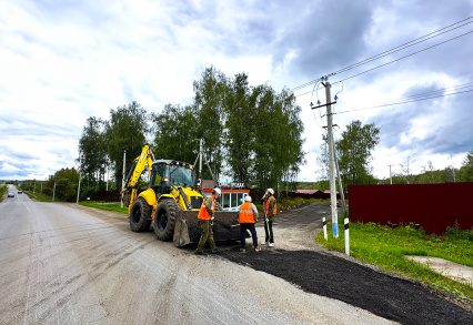 Локальный ремонт подъездной дороги к КП «Рублёво» и «Васнецово»