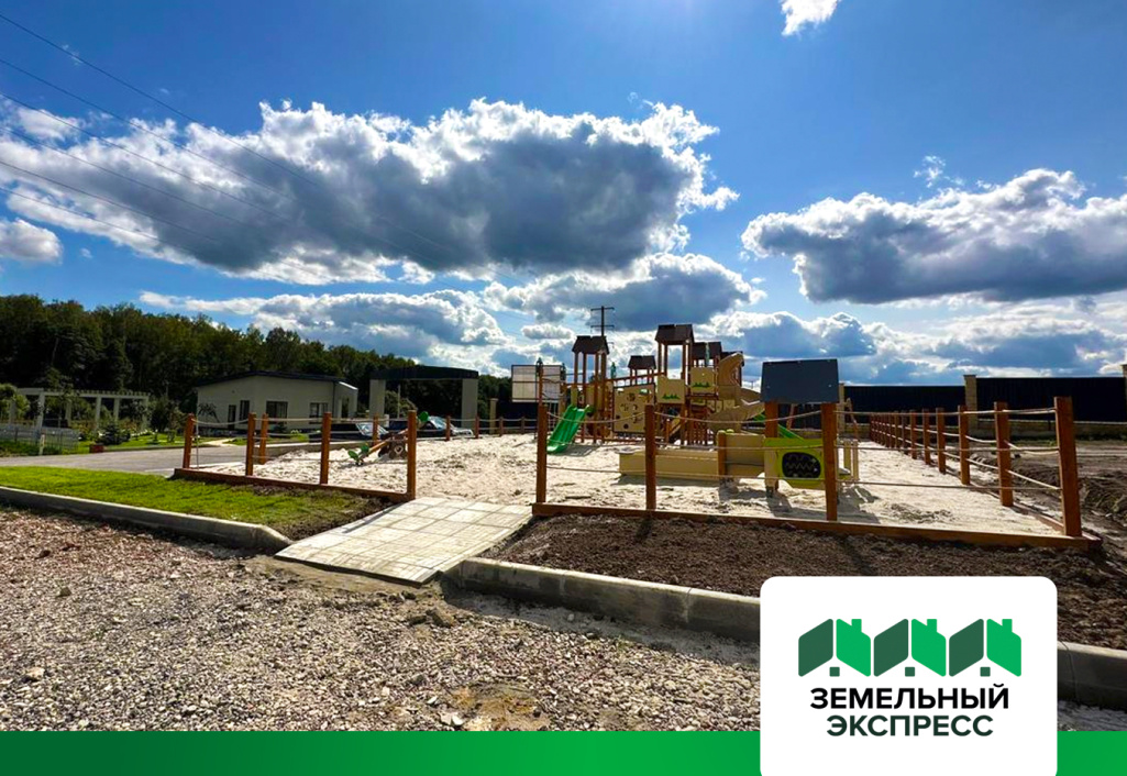 Установка тропинки к детской площадке и благоустройство въездной группы в в поселке «Династия»