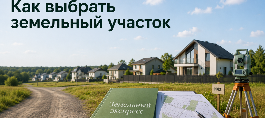 Как выбрать земельный участок под строительство: гайд для покупателей в 2026 году