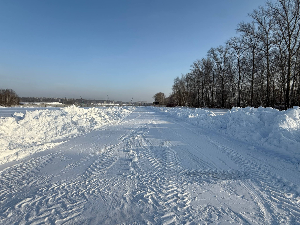 «Технопарк Шахово»: расчистили внутрипоселковые дороги