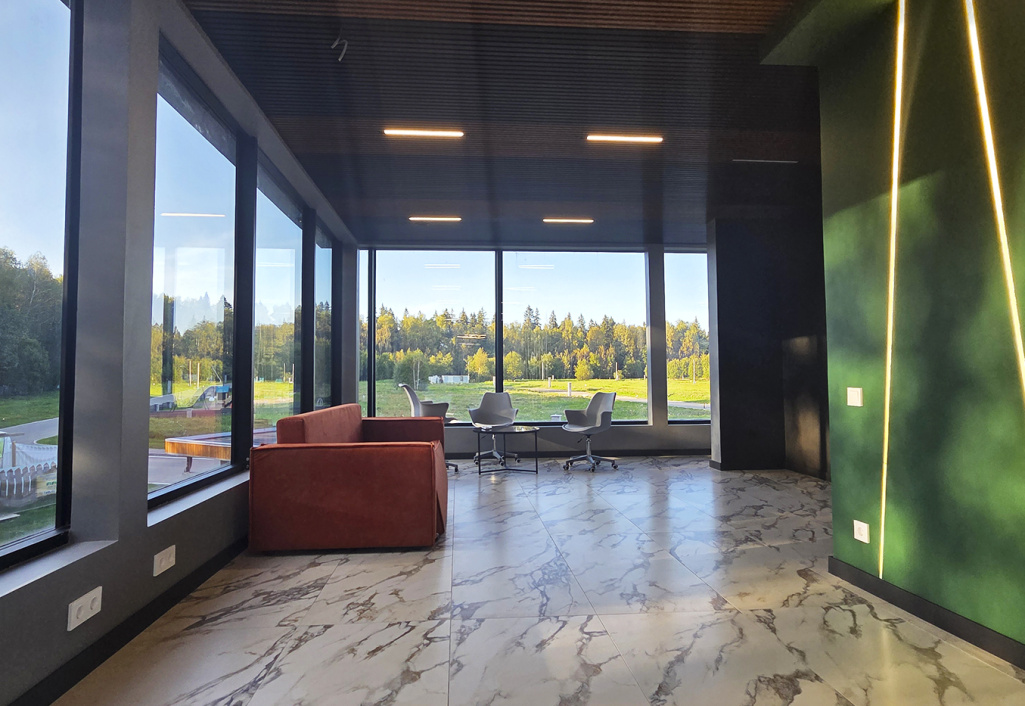 КП «Триумфальный»: подготовка к финальному этапу обустройства здания охраны / коворкинга