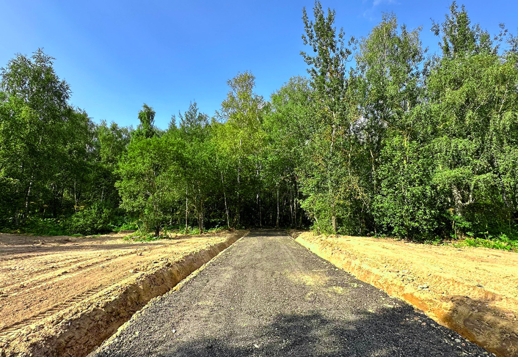 В коттеджном посёлке «Лидер» завершены дорожные работы