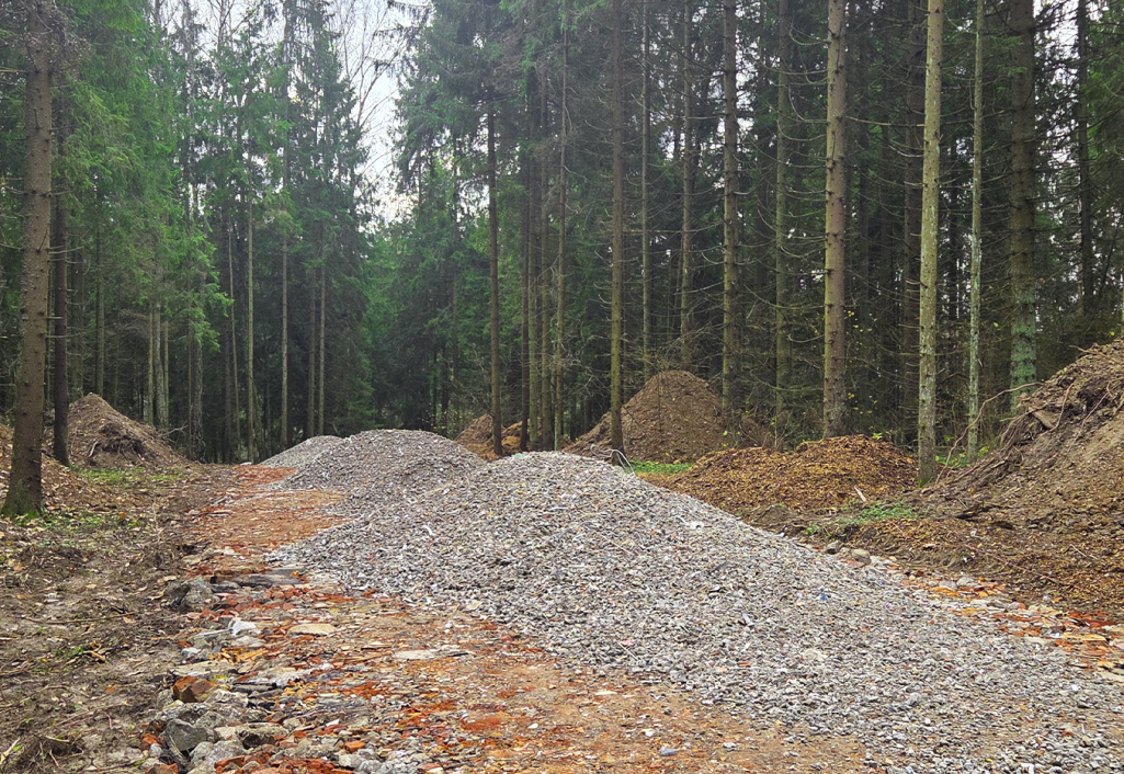 Продолжаем развитие дорожной инфраструктуры в КП «РигаЛес»